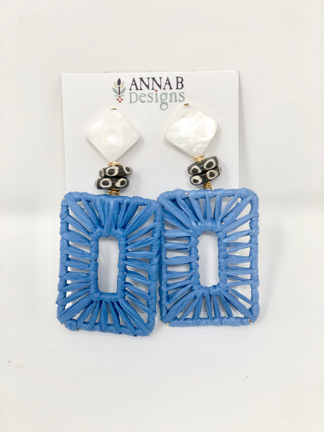 Brie Raffia Earrings