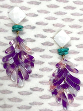 Tamara Acrylic Earrings | Orchid