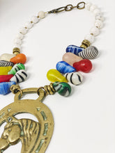 African Wedding Bead Horsebrass Necklace
