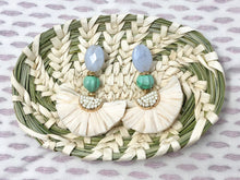 Nanette Flower Earrings- Cream