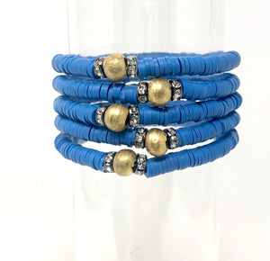 Royal Blue Clay bracelets