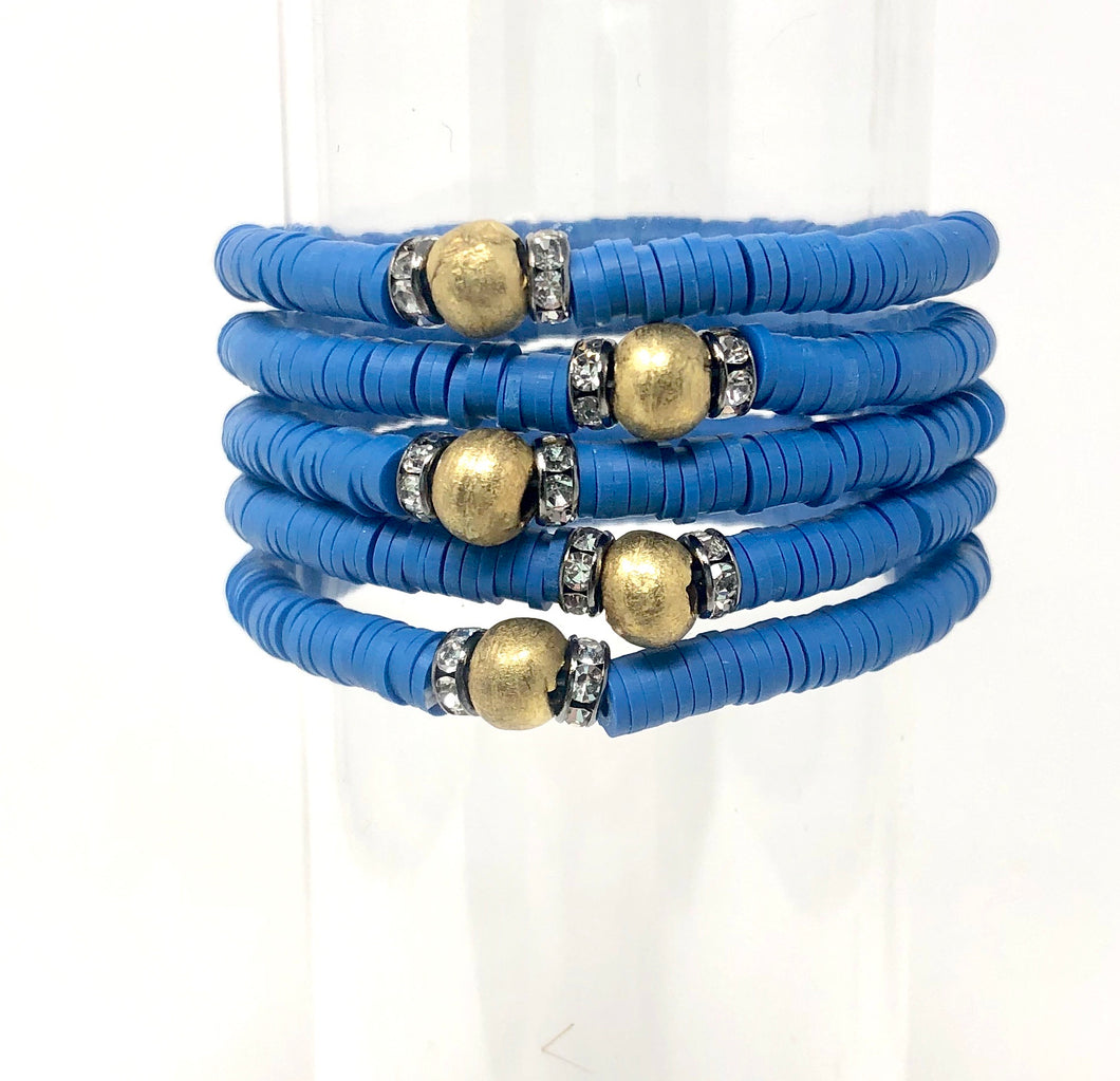 Royal Blue Clay bracelets