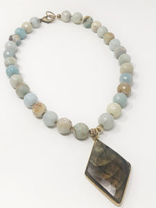 Amazonite Beaded Necklace