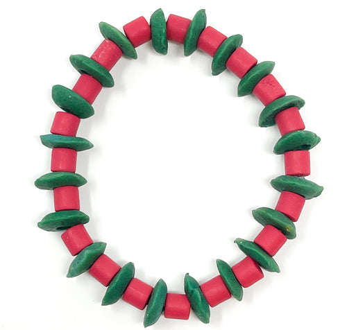 DeeDee Stretch bracelet | Hunter + Red