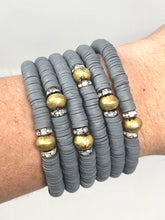Gray Clay bracelets