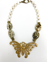 Abalone Butterfly Necklace