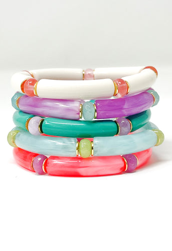 Tuva Skinny Bracelet Stack | Set of 5