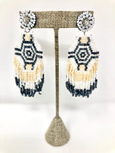 Audra Beaded Earrings- Ivory