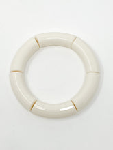 Acrylic Stretch Bracelets | Cream
