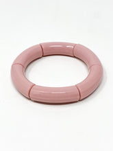 Acrylic Stretch Bracelets  Light Pink