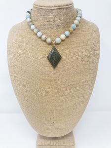 Amazonite Beaded Necklace