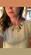 Buffalo Horn Bib Necklace